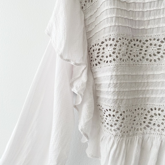 Free People Lace Eyelet Blouse - Picture 6 of 7